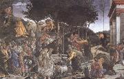 Sandro Botticelli, Trials of Moses